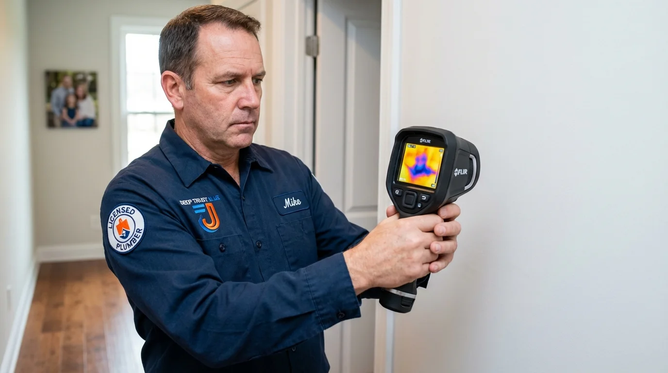 Thermal imaging leak detection by Johns Plumbing LLC in Wibaux